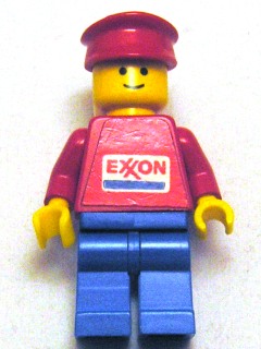 Exxon - Blue Legs, Red Hat (Sticker Torso)