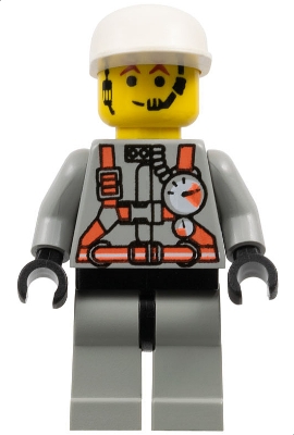 Fire - City Center 2, Light Gray Legs with Black Hips, White Cap