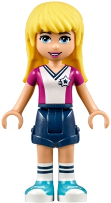 Friends Stephanie - Dark Blue Shorts, Soccer Jersey