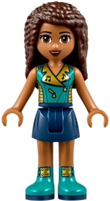Friends Andrea - Dark Blue Skirt, Dark Turquoise Top