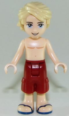 Friends Mason - Dark Red Shorts, Shirtless