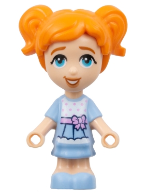 Friends Ella - Micro Doll, Bright Light Blue Dress