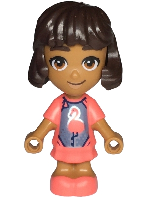 Friends Alba - Micro Doll, Coral Dress