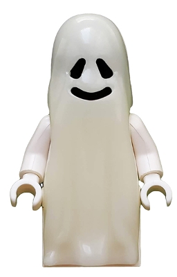 Ghost with 1 x 2 Plate and 1 x 2 Brick as Legs