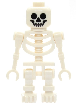Skeleton, Fantasy Era Torso with Standard Skull, Mechanical Arms Straight