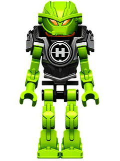 Hero Factory Mini - Breez - Pearl Dark Gray Armor