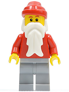 Santa, Light Bluish Gray Legs