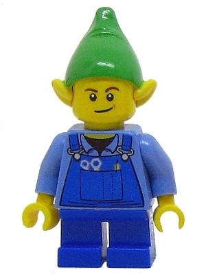 Elf - Blue Overalls, Brown Dimple