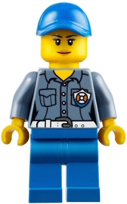 Coast Guard City ATV Driver Female, Blue Legs, Blue Cap with Hole