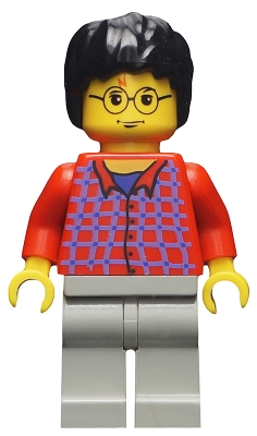 Harry Potter - Red Shirt Torso, Light Gray Legs