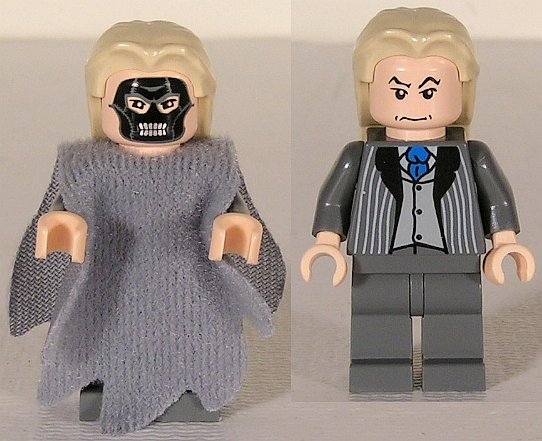 Death Eater (Lucius Malfoy) - Light Bluish Gray Dementor Style Cape