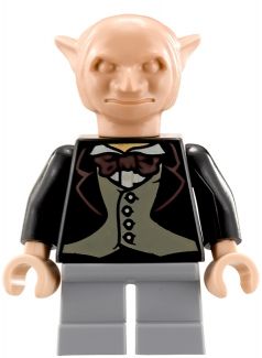 Goblin - Black Jacket, Light Bluish Gray Legs