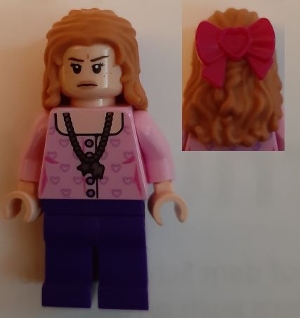 Lavender Brown - Bright Pink Blouse