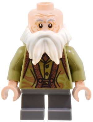 Professor Filius Flitwick - Olive Green Suit, Dark Bluish Gray Short Legs