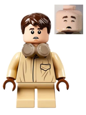 Neville Longbottom - Coveralls, Headphones, Tan Short Legs, Tooth Gap / Sleeping