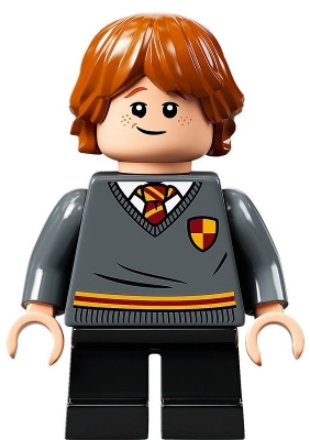 Ron Weasley - Gryffindor Sweater with Crest, Black Short Legs