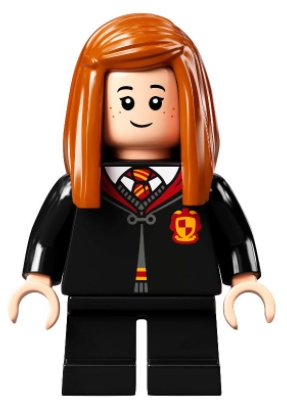 Ginny Weasley - Gryffindor Robe Clasped, Black Short Legs