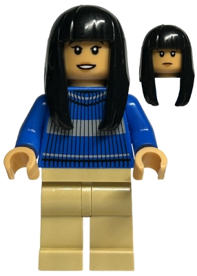Cho Chang - Blue Ravenclaw Quidditch Sweater, Tan Legs
