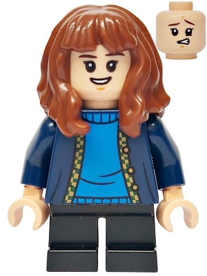 Hermione Granger - Dark Blue Cardigan, Black Short Legs