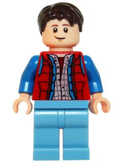 Marty McFly - Red Puffy Vest, Blue Arms
