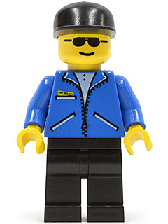 Jacket Blue - Black Legs, Black Cap