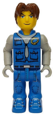 Jack Stone - Blue Jacket, Blue Pants, Gray Shirt