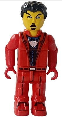 Bank Robber with Red Legs and Black Hair (4158194)