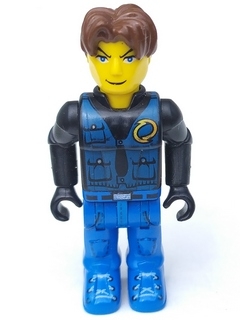 Jack Stone - Black Jacket, Blue Legs, Blue Vest (4154689)