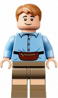 Benjamin 'Ben' Fitzgerald Pincus - Bright Light Blue Shirt, Dark Tan Legs