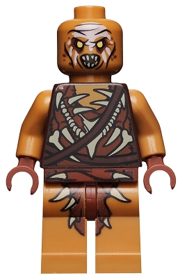 Gundabad Orc - Bald, White Forehead Paint