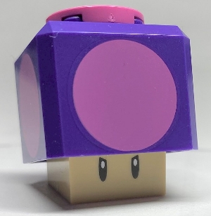 Poison Mushroom, Super Mario, Series 2 (Character Only)