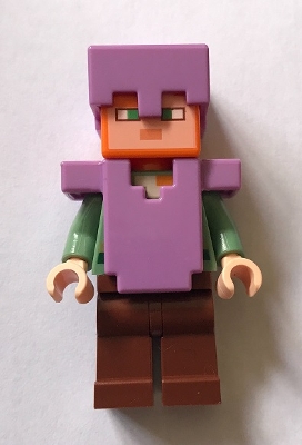 Alex - Reddish Brown Legs, Medium Lavender Helmet and Armor
