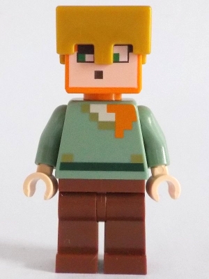 Alex - Reddish Brown Legs, Pearl Gold Helmet