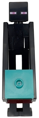 Enderman - Dark Red Block with Dark Turquoise Top