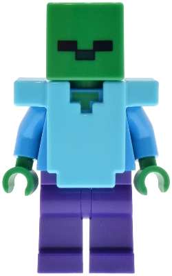 Zombie - Dark Purple Legs, Medium Azure Armor