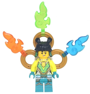 Mei - Neon Yellow Armor, Fire Rings