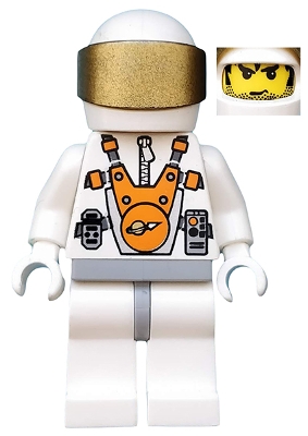 Mars Mission Astronaut with Helmet and Messy Hair and Stubble
