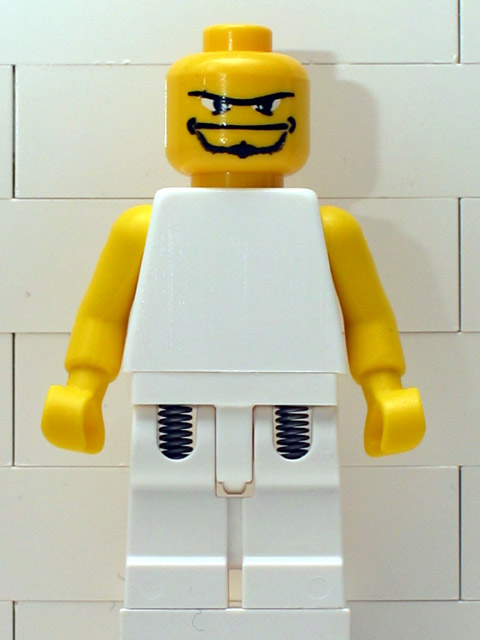 NBA Player White Torso, White Legs #1