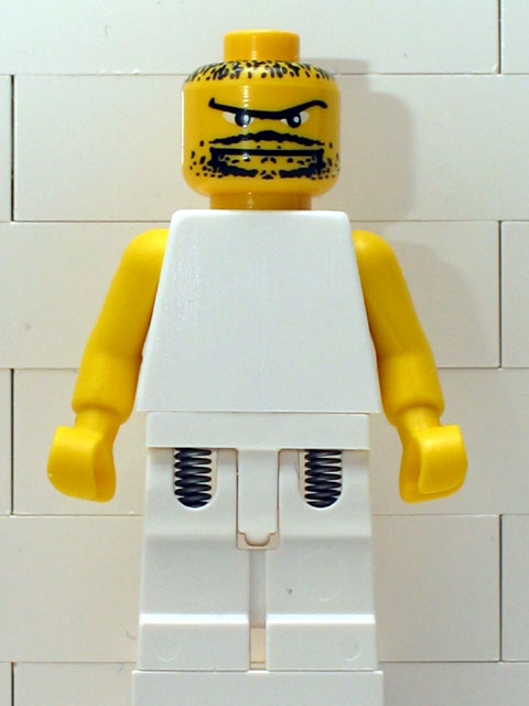 NBA Player White Torso, White Legs #2