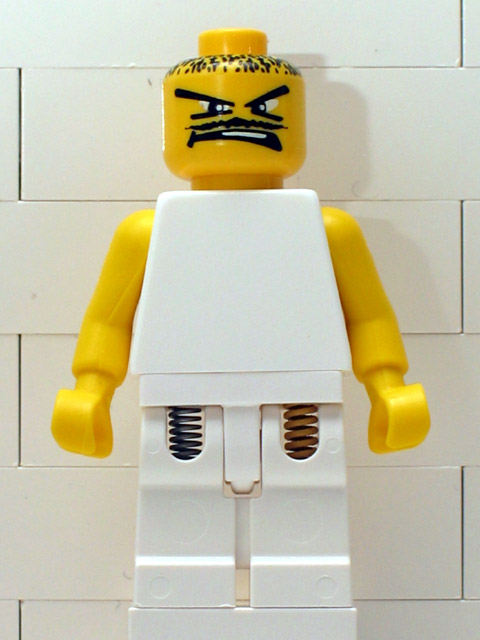 NBA Player White Torso, White Legs #4