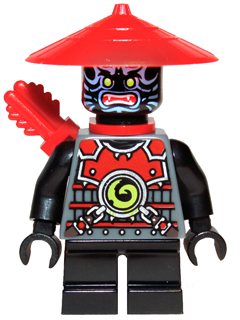 Stone Army Scout - Blue Face, Red Quiver, Short Legs