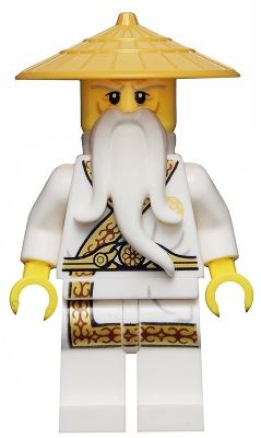 Wu Sensei - Gold Trimmed Outfit