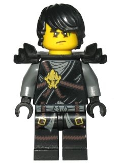 Cole (Honor Robe) - Day of the Departed, Hair, Black Shoulder Armor