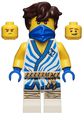 Jay - Legacy, White Tunic with Blue Trim and Stripes