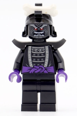 Lord Garmadon - Legacy, Black Helmet, Plain Legs