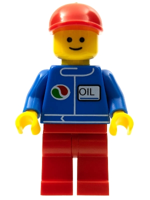 Octan - Blue Oil, Red Legs, Red Curved Cap