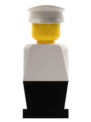LEGOLAND - White Torso, Black Legs, White Hat
