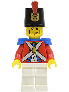 Imperial Soldier II - Shako Hat Printed, Cheek Lines