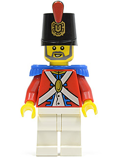 Imperial Soldier II - Shako Hat Printed, Gray Beard
