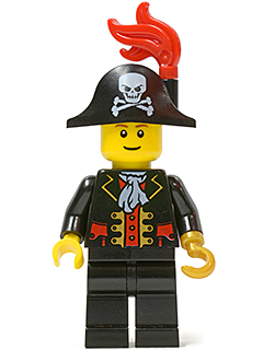Captain, Bicorne Hat with Skull and Plume (Undetermined Eyebrows)